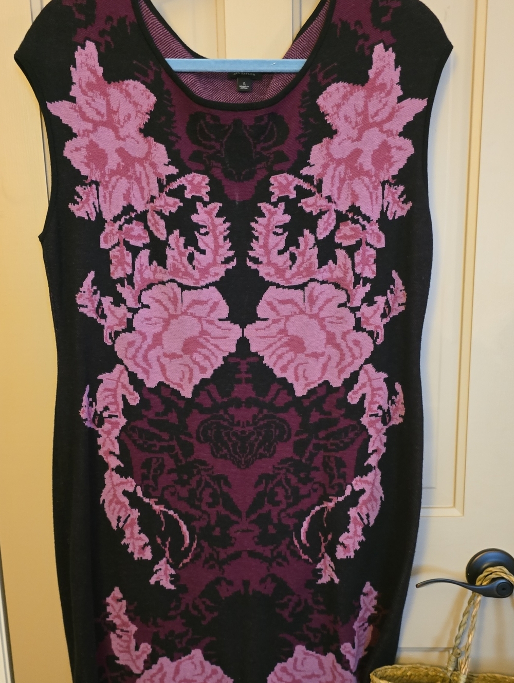 Ann Taylor Beautiful Floral Sweater Dress